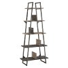 Rustic Gray A-Frame Bookshelf - Refinery-2