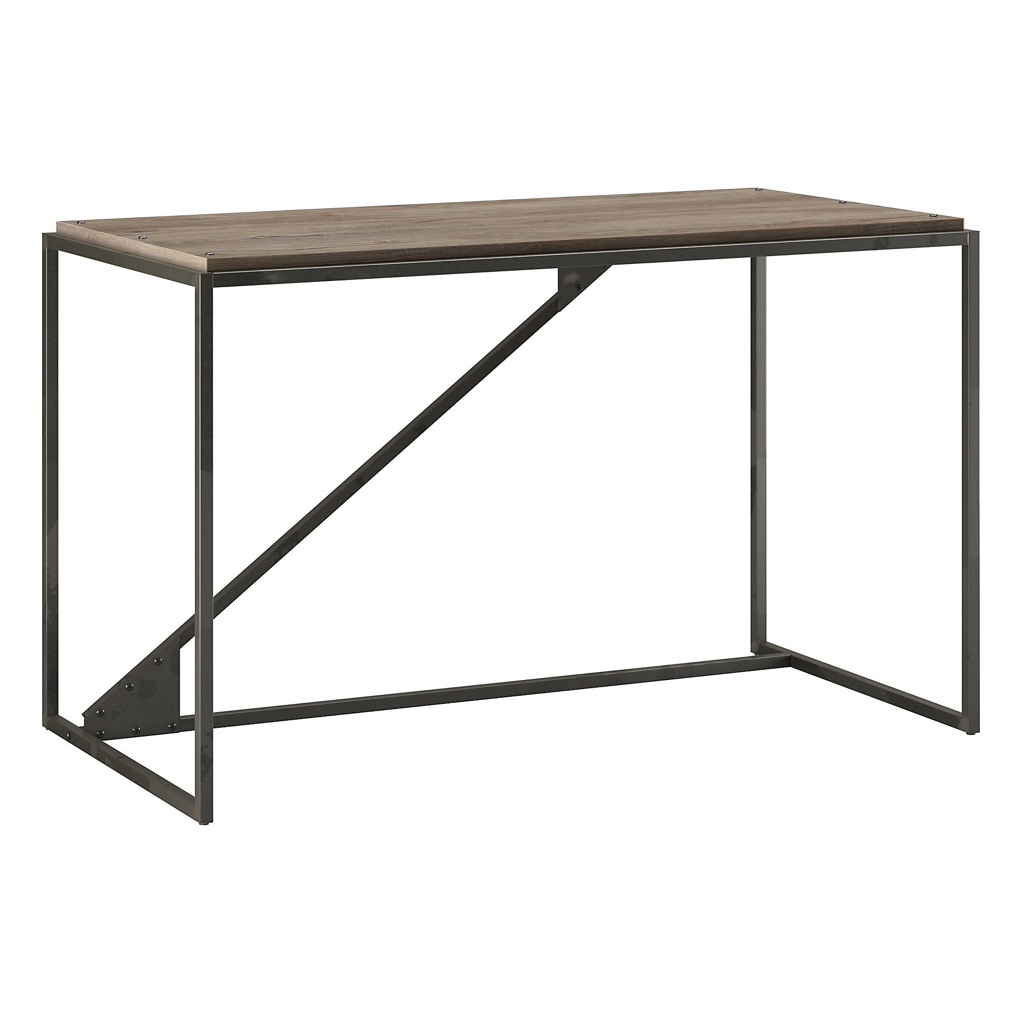 Refinery Rustic Gray Industrial 50 Inch Desk-2