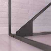 Rustic Gray Industrial 50 Inch Desk - Refinery-3