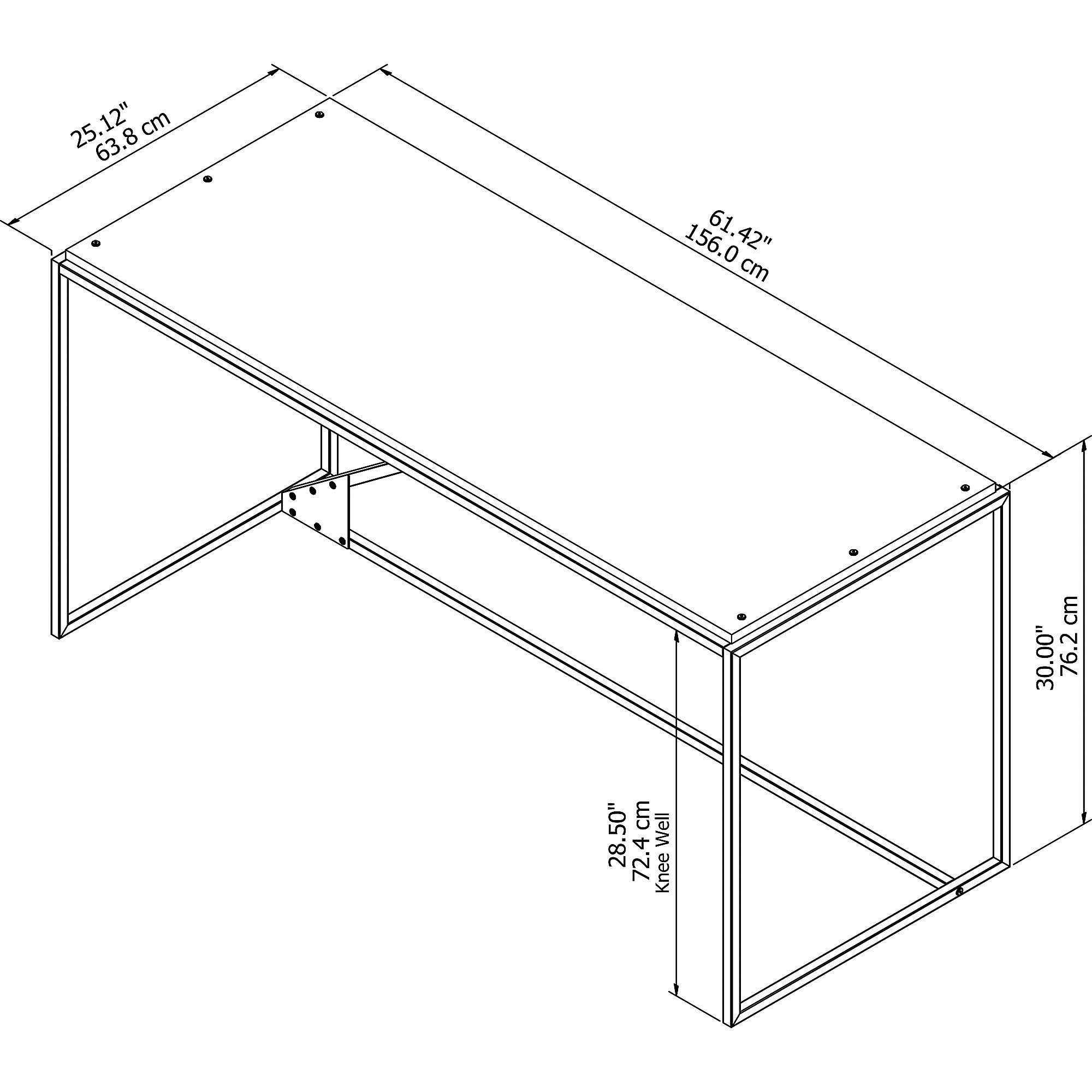 Refinery Gray 62 Inch Desk-4