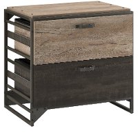 Rustic Gray 2 drawer Lateral File Cabinet - Refinery-2