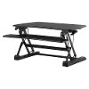 Black Desktop Riser - Sit To Stand-2