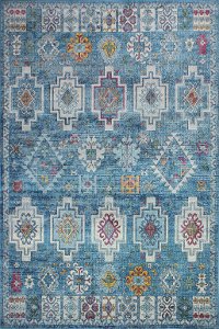 Transitional Blue 8 Foot Runner Rug - Charleston-2