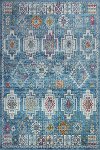 5 x 8 Medium Transitional Blue Rug - Charleston
