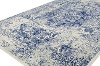 3 x 8 Runner Contemporary Ivory and Blue Rug - Everek-1