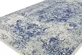 Everek 9 x 12 Contemporary Ivory and Blue Rug