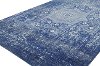 E110-DKBL-4X6-5438A 3 x 5 Small Contemporary Dark Blue Rug - Everek