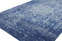 Everek 9 x 12 Contemporary Dark Blue Rug