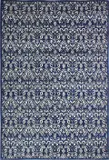 E110-DKBL-9x12-5439A 9 x 12 X-Large Contemporary Dark Blue Rug - Everek