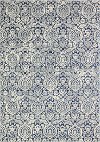 E110-DKBL-4X6-5440A 3 x 5 Small Contemporary Dark Blue Rug - Everek