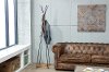 Dorrigo Wood and Metal Coat Rack with 8-Hooks - Brixton