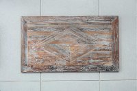 Winton Antique Gray 40 Inch Wooden Wall Art - Brixton