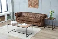 Contemporary Wooden Brown Coffee Table - Brixton