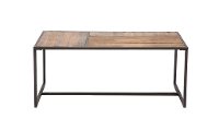 Contemporary Wooden Brown Coffee Table - Brixton-3