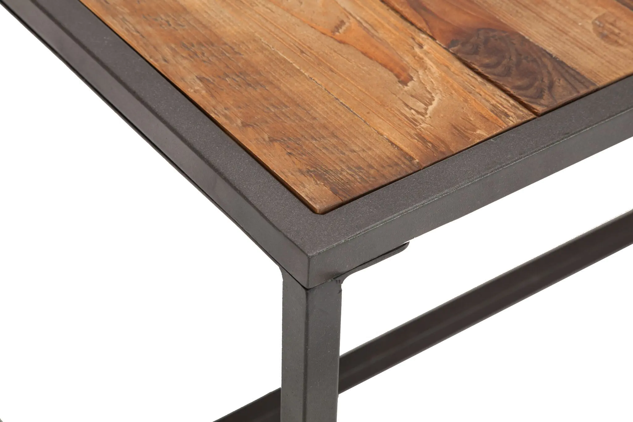 Contemporary Wooden Brown Coffee Table - Brixton-5