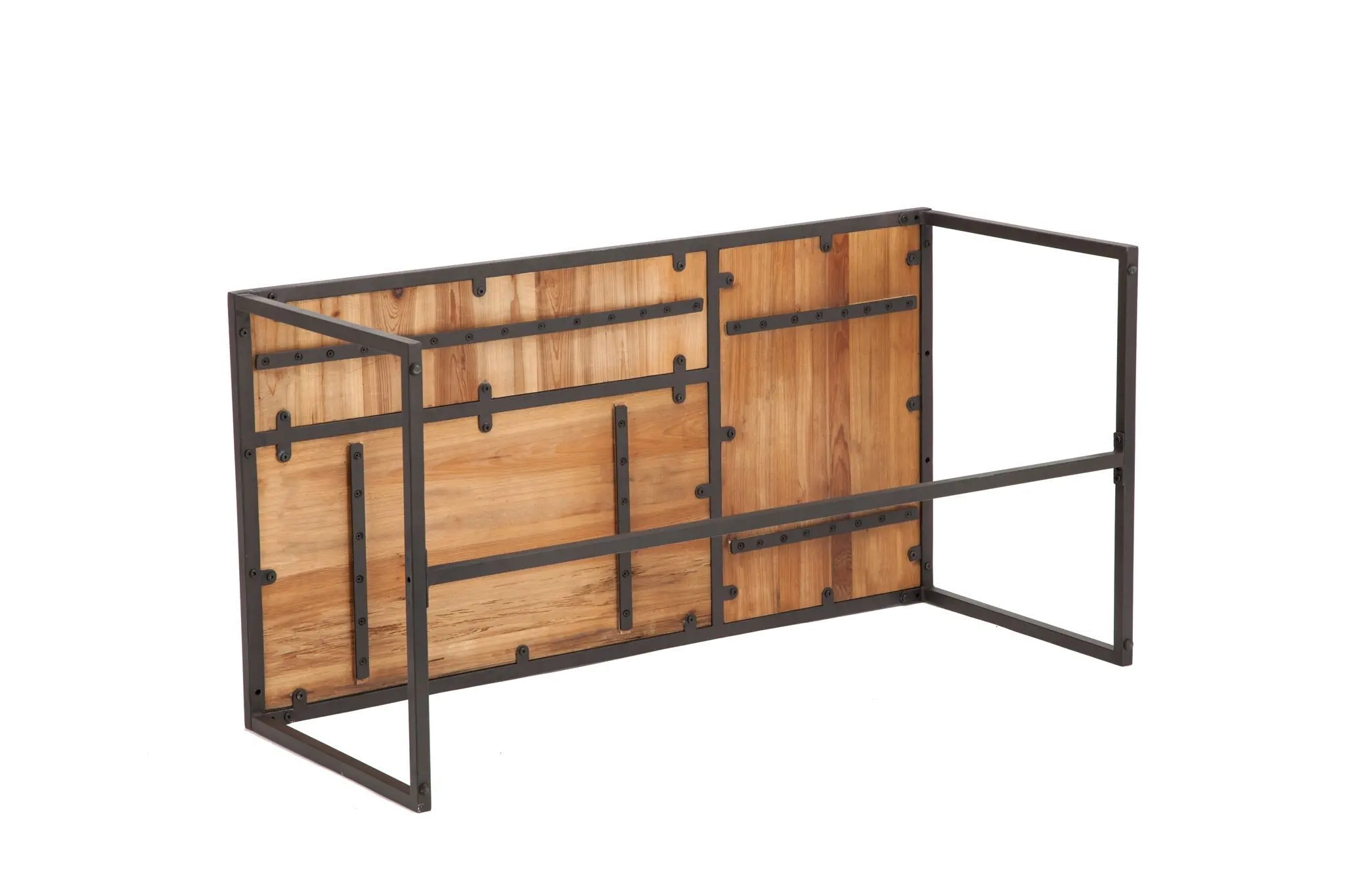 Contemporary Wooden Brown Coffee Table - Brixton-6