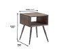 Charcoal Brown End Table - Brixton-8