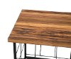 Metal and Wood Rolling File Cabinet - Brixton-3