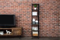 Reclaimed Wood and Metal Bookshelf - Brixton