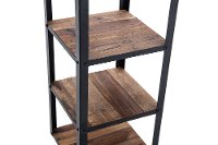Reclaimed Wood and Metal Bookshelf - Brixton-5