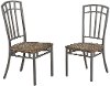 Set of 2 Gray Industrial Dining Room Chairs - Barnside Metro