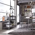 5053-95 Gray Industrial Kitchen Cart - Barnside Metro
