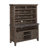 Brown Indoor/Outdoor Entertainment Center and Buffet - Concrete Chic-2