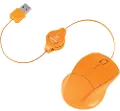 ETMOUSEOR ORANGE RETRACTABLE OPTICAL MOUSE Orange ReTrak Retractable Optical Mouse