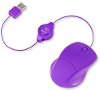 ETMOUSEPL PURPLE RETRACTABLE OPTICAL MOUSE Purple ReTrak Retractable Optical Mouse