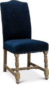 UH2021/SIDE-CHAIR Rich Blue Upholstered Dining Chair - Karsten-2