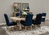 UH2021/SIDE-CHAIR Rich Blue Upholstered Dining Chair - Karsten-3