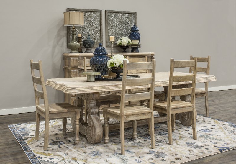 7 piece dining set with bench mahogany dining rich blue and natural piece dining set karsten rc willey furniture store 7 piece dining set with bench mahogany dining rich blue and natural piece dining set karsten rc willey furniture store