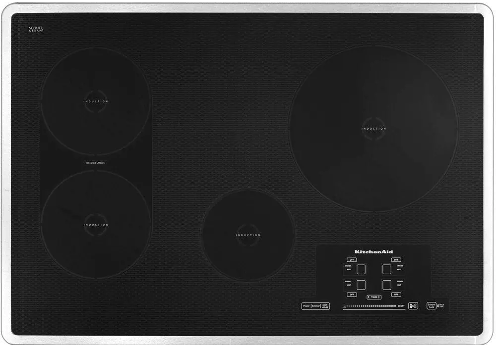KICU509XSS KitchenAid 30 Inch Induction Cooktop - Stainless Steel-1