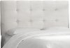 791FPRMWHT White Tufted Full Size Upholstered Headboard