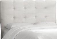 791FPRMWHT White Tufted Full Size Upholstered Headboard