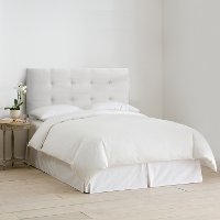 791FPRMWHT White Tufted Full Size Upholstered Headboard-3