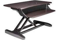 Chocolate Brown Adjustable Standing Desk