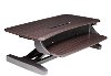 Chocolate Brown Adjustable Standing Desk-4