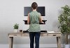 Chocolate Brown Adjustable Standing Desk-6
