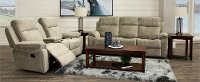 Classic Rich Brown 3 Piece Living Room Table Set-4