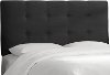 792QPRMBLC Black Tufted Queen Upholstered Headboard
