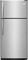 KIT Frigidaire 4 Piece Electric Kitchen Appliance Package with Top Freezer Refrigerator - Stainless Steel-2