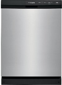 KIT Frigidaire 4 Piece Electric Kitchen Appliance Package with Top Freezer Refrigerator - Stainless Steel-5