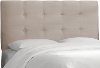790TPRMPLT Light Gray Tufted Twin Upholstered Headboard