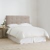 790TPRMPLT Light Gray Tufted Twin Upholstered Headboard-2