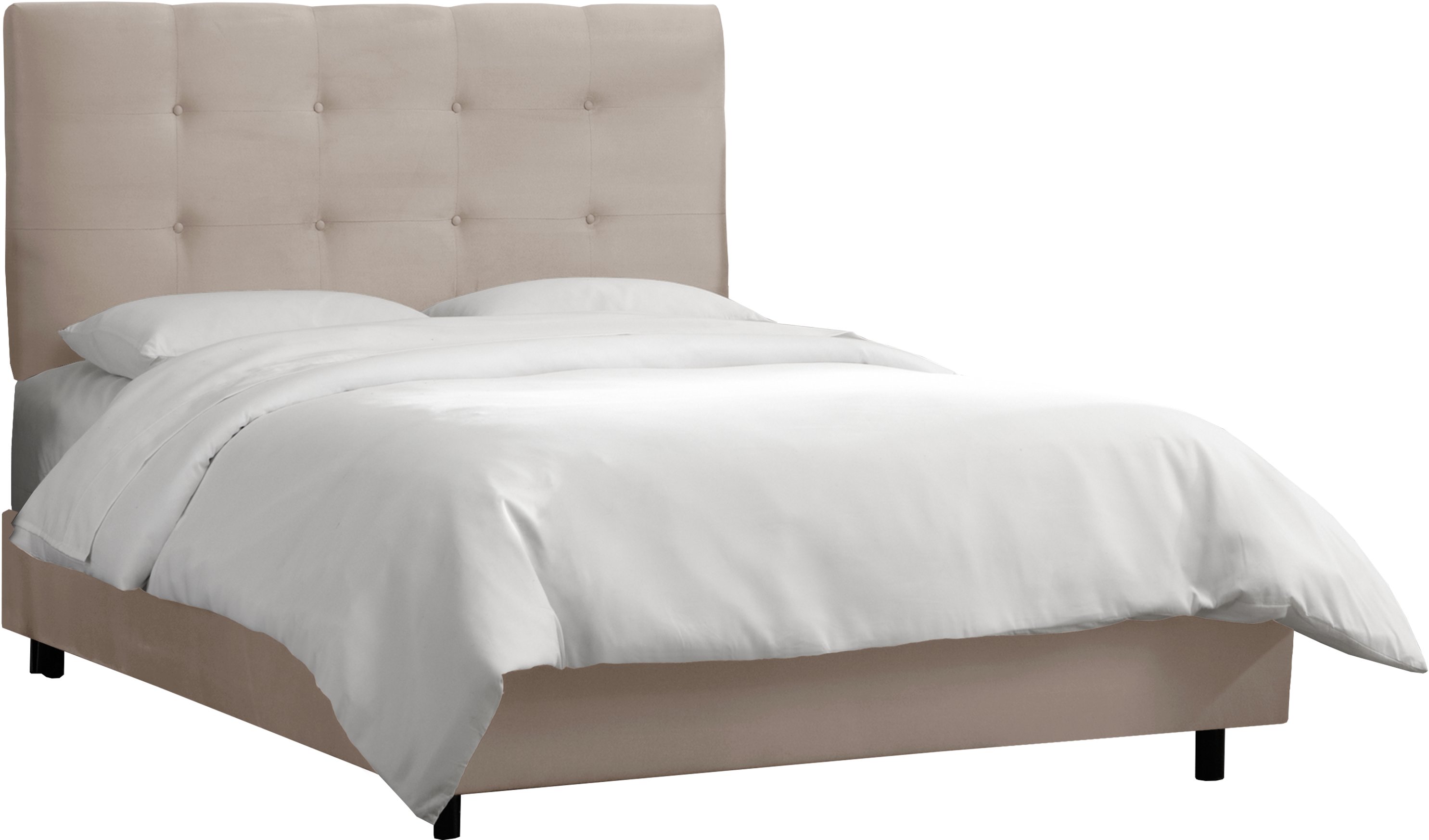 791BEDPRMPLT Light Gray Square Tufted Upholstered Full Size Bed-2