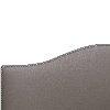 912NB-PWLNNGR Gray Nailhead Trim Queen Upholstered Headboard-4