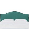 910NB-PWLNNLGN Turquoise Nailhead Trim Twin Upholstered Headboard-3