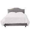 914NBBED-PWLNNGR Gray Nailhead Trim California King Upholstered Bed-3