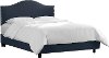 910NBBED-PWLNNNV Navy Nailhead Trim Twin Upholstered Bed-4